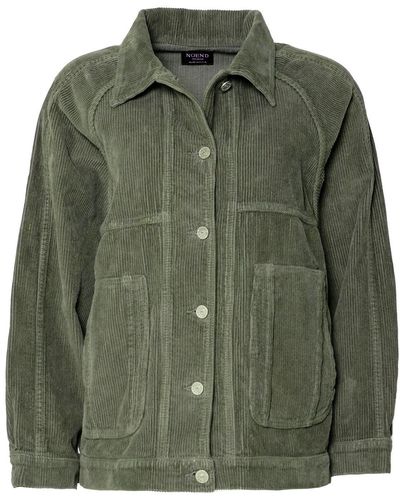 NOEND Wes Balloon Utility Jacket In Sage - Green