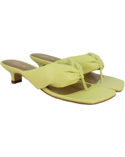 Saint G. Amorina Yellow Sandals