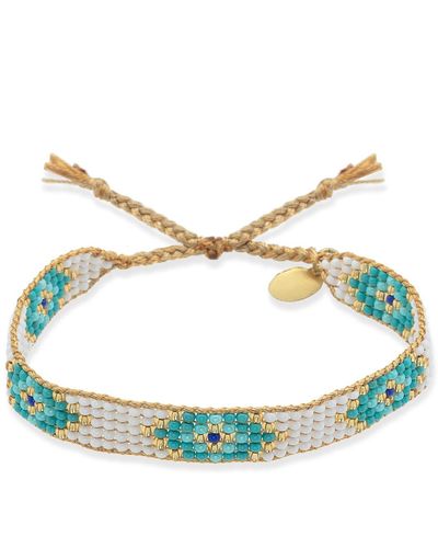 Milou Jewelry Harper Beaded Bracelet - Blue