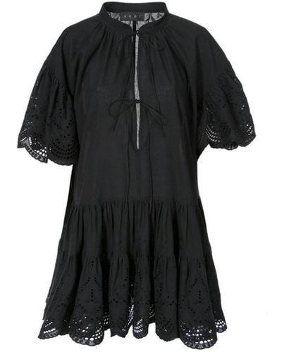 AGGI Tenneisha Boho Mini Dress - Black