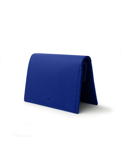 godi. Handmade All In One Compact Wallet - Blue