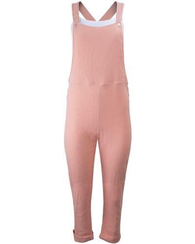 Lezat Kali Linen Jumpsuit - Pink