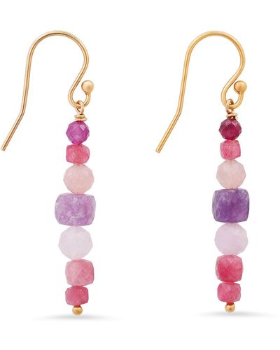 Soul Journey Jewelry Ruby Pink Earrings