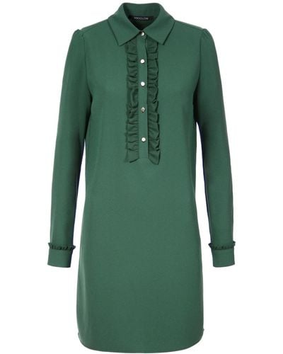 VIKIGLOW twiggy Shirt Mini Dress - Green