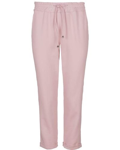 Conquista Pink Cropped Sweatpants