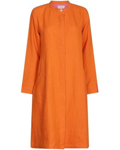 NoLoGo-chic Super Mix Coat Dress - Orange