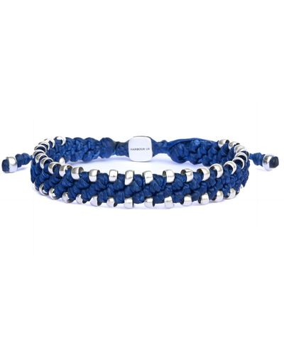 Harbour UK Bracelets S Waterproof Rope Bracelet In Colour - Blue