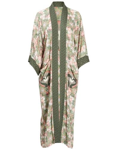Henelle Palm Springs Kimono - Multicolor