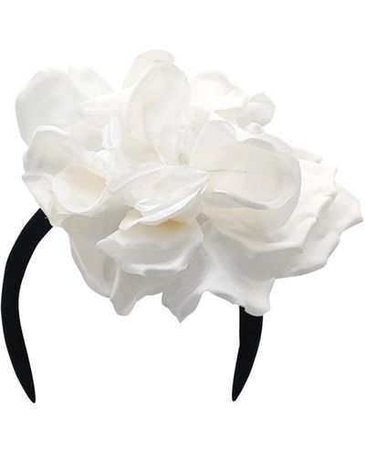 Julia Clancey Flora Jet Headband - White