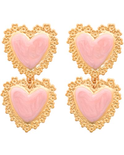 The Pink Reef Double Pink Valentine Heart