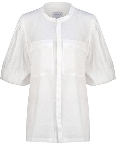 dref by d Santorini Relaxed Shirt - White