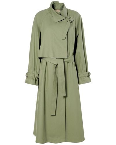 Sage Green Coats for Women | Lyst
