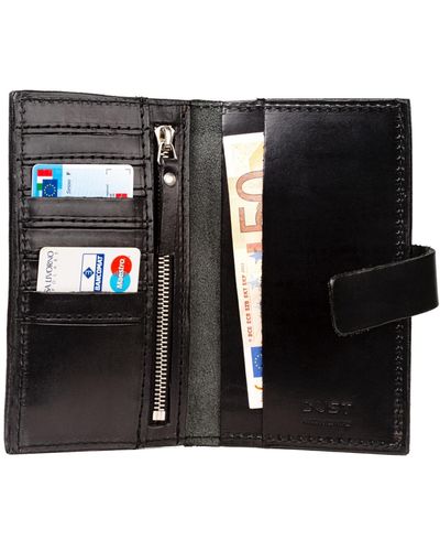 THE DUST COMPANY Leather Wallet Black