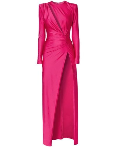 AGGI Adriana Razzmatazz Maxi Dress - Pink