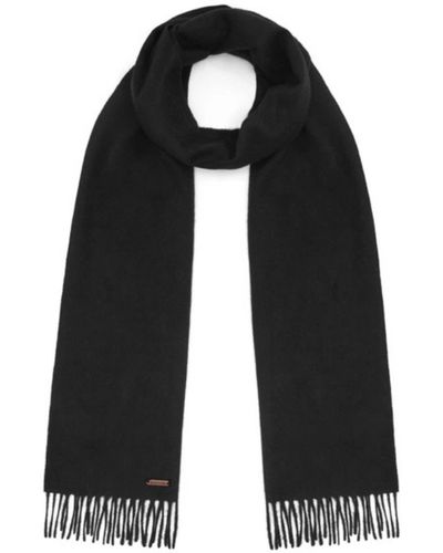 Hortons England Lindo Wool Scarf - Black