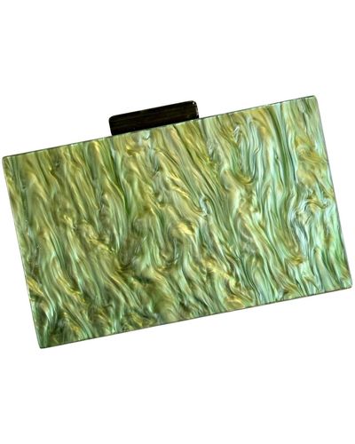 CLOSET REHAB Acrylic Party Box Purse In Pining For You - Green