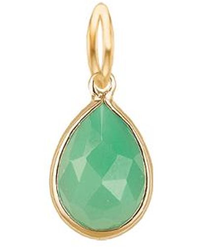 Perle de Lune Precious Pendant For Necklace Chrysoprase - Green