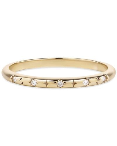 Zohreh V. Jewellery Celestial Diamond Band Ring 9k - Metallic