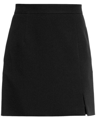 Cliché Reborn Black Twill Mini Skirt