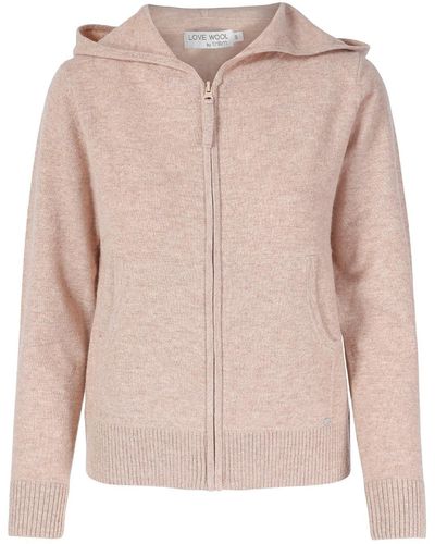 tirillm "ada" Merino Wool Hooded Jacket - Pink