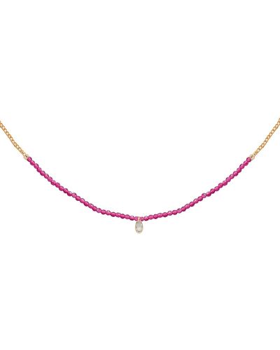 Marcia Moran Aquata Necklace In - Pink