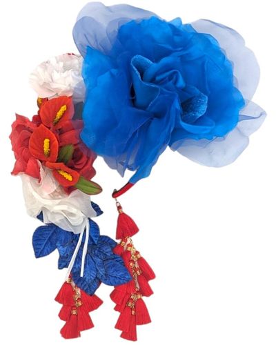 Julia Clancey Red White & Bloom Chacha Band - Blue