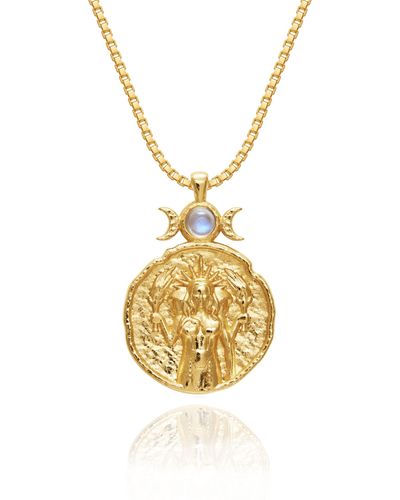 Rani & Co. Goddess Hecate Necklace - Metallic