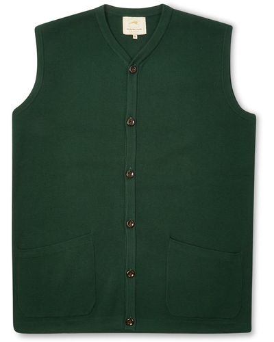 Burrows and Hare Gilet - Green