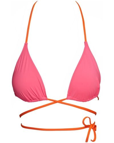 Noire Swimwear Tanning Neon Pink Top