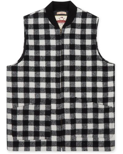 Burrows and Hare Wool Gilet - Gray