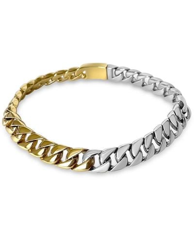 Anisa Sojka Mini Chunky Chain Necklace - Metallic