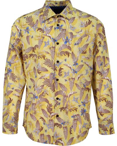 lords of harlech Norman Falling Flowers Shirt - Multicolor