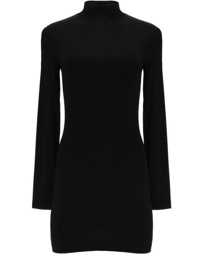 Lita Couture Open Back Mini Dress - Black