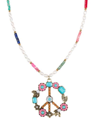 Meghan Fabulous The Summer Of Love Necklace - Metallic