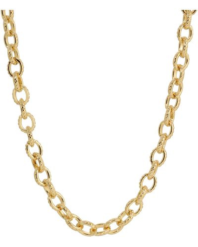 Leeada Jewelry Dolly Chain Necklace - Metallic
