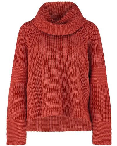 dref by d Vela Chunky Knit Sweater - Red