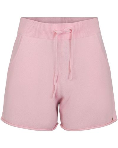 tirillm Nina Knitted Lounge Shorts, Light Pink