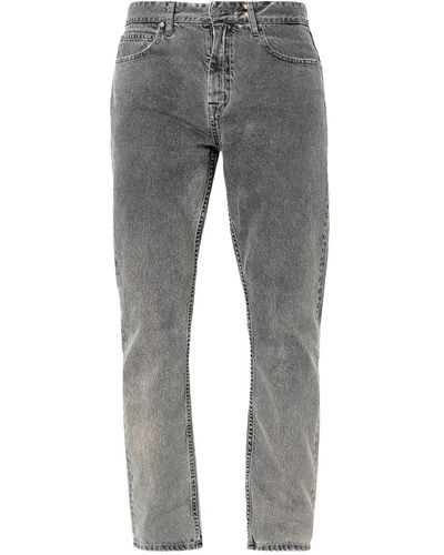 NOEND Noend Slim Straight Jeans In Uvalde - Gray
