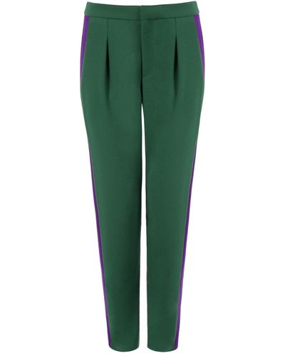 VIKIGLOW Adella Emerald Trousers - Green