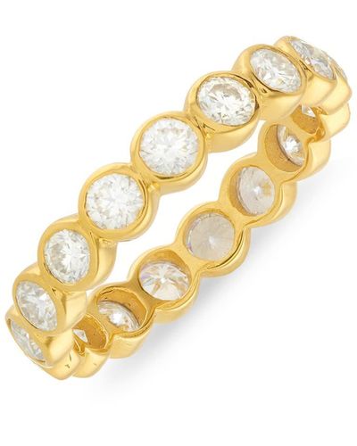 Auree Ortigia Moissanite Gold Vermeil Ring - White