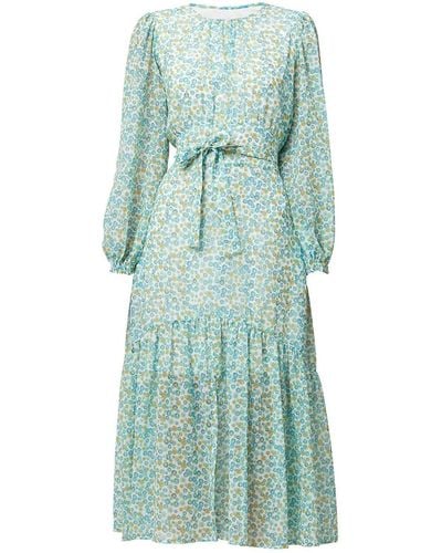 Helen Mcalinden Bev Smartie Print Dress - Blue
