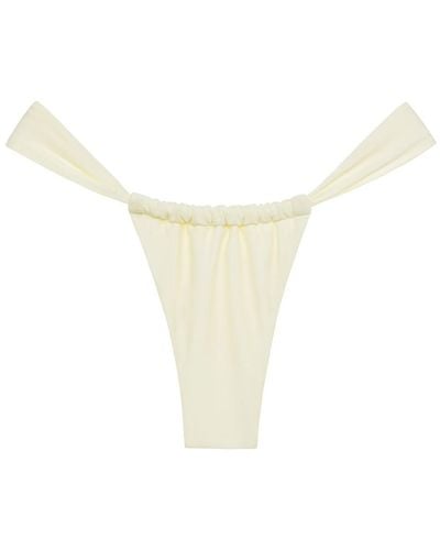 Montce Cream Sandra Bikini Bottom - White