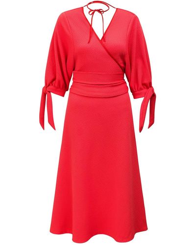 LA FEMME MIMI The "raspberry" Dream Dress - Red