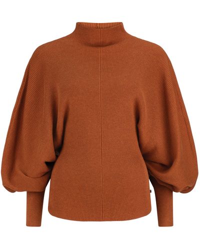 dref by d Elm Ribbed Sweater - Brown