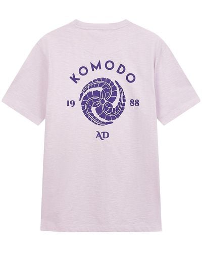 Komodo Crest Tee Gots Organic Cotton - Pink