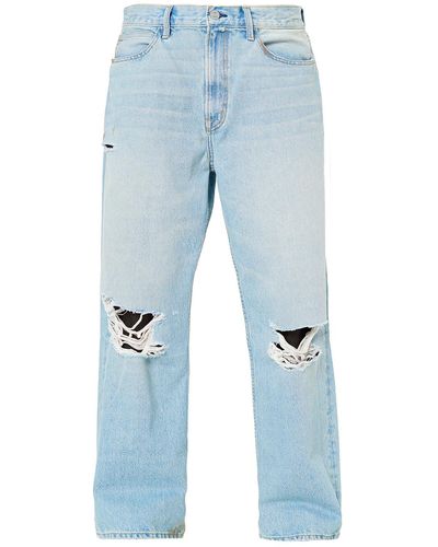 NOEND Noend Slouch Loose Jeans In Sunset - Blue