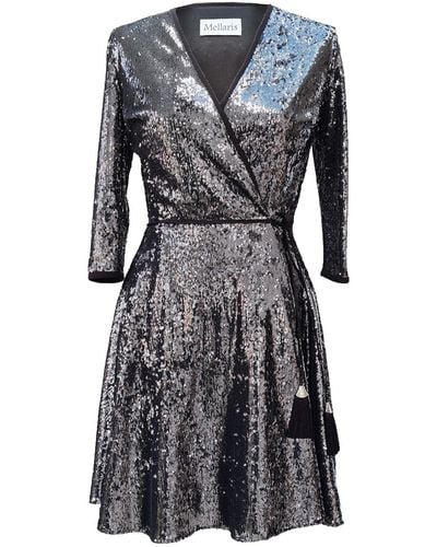 Mellaris Santorini Sequins Dress - Metallic