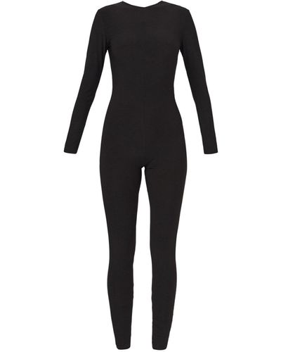 LIA ARAM Long-sleeved Jumpsuit - Black