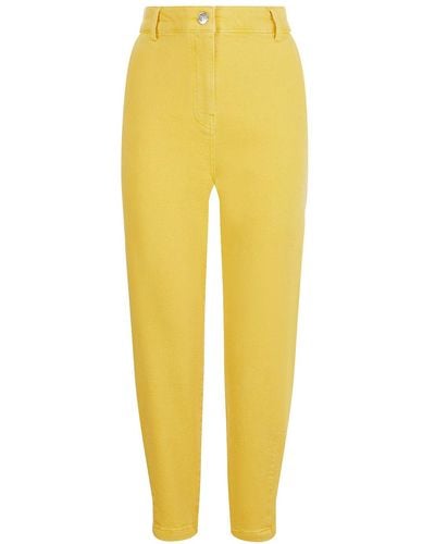 Nocturne High-waisted Mom Jeans Yellow
