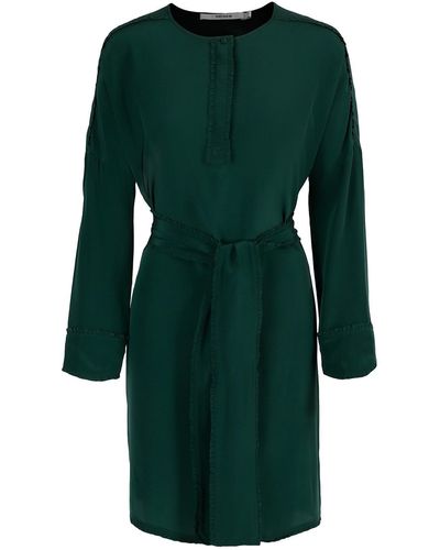 tirillm "stella" Silk Dress - Green